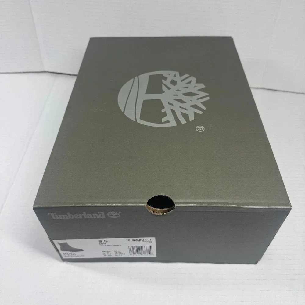 Timberland New Size‎ 9.5 Greenstride Ray City Pull On Chelsea Boots Olive Nubuck